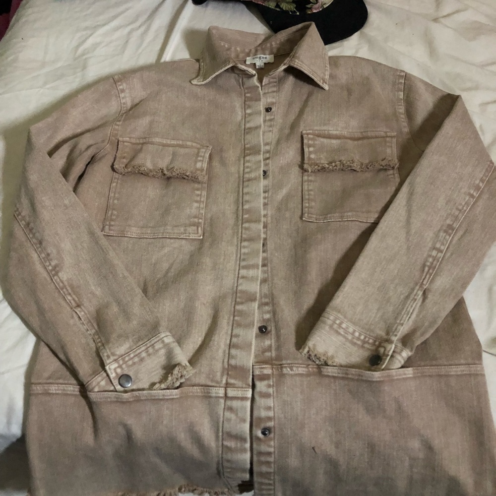 UMGEE USA MAUVE DENIM JACKET